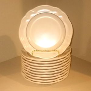 VTG- Pfaltzgraff Silver Heirloom 11 Salad Plates